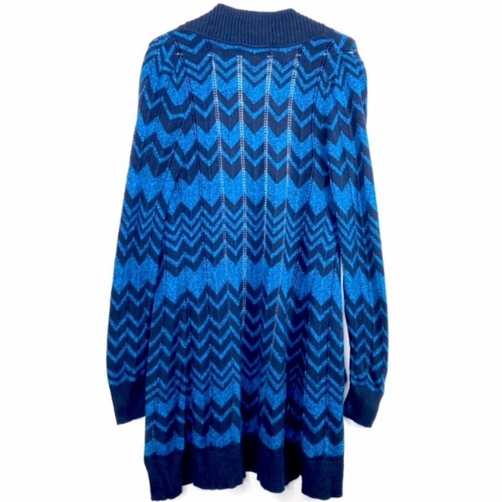 Missoni By Target Zigzag Open Front Long Cardigan… - image 4